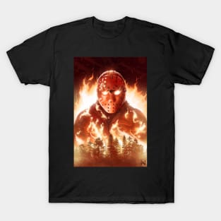 Jason In Flames T-Shirt